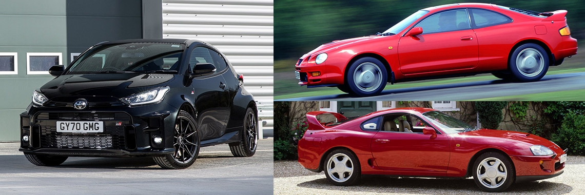 Dragrace tussen drie Toyota's